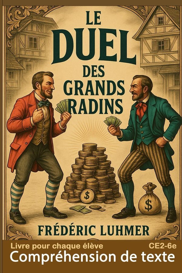 Compréhension de texte Livre pour chaque élève Le Duel des grands radins CE2 CM1 CM2 6e - Frédéric Luhmer | Livr'ToK